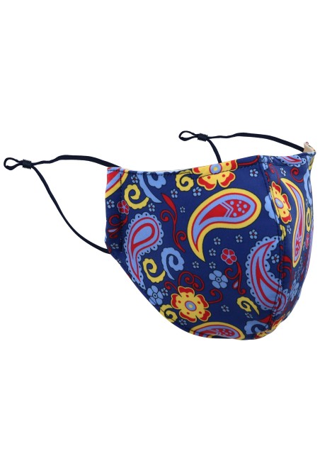 Wild Paisley Print Filter Mask