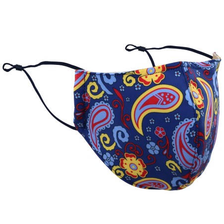 Wild Paisley Print Filter Mask