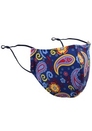 Wild Paisley Print Filter Mask
