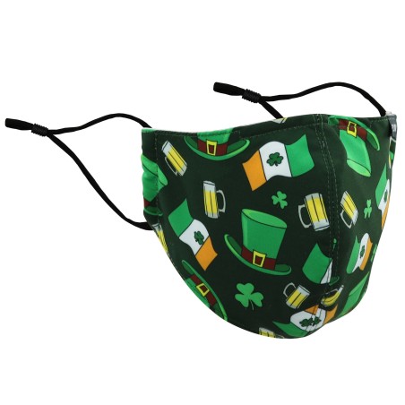 St Patrick's Day Filter Mask
