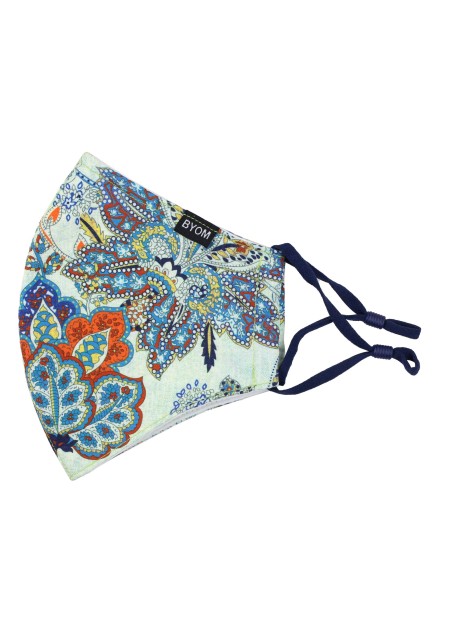 Vintage Floral Print Filter Mask