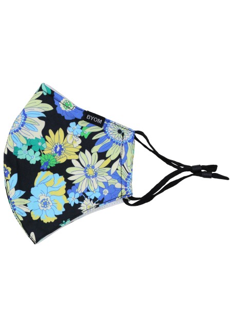 Cotton Floral Mask with Nano Filter