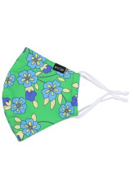 Kelly Green Floral Mask