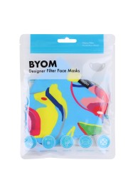 Tropical Fish Print Mask in Mask Bag