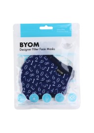 Lucky Number Print Mask for Kids in Mask Bag