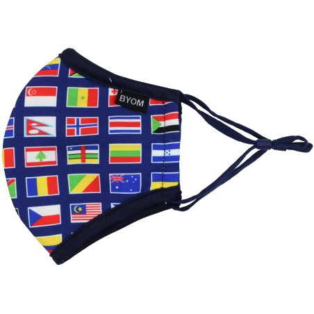 International Flag Mask in Kids Size