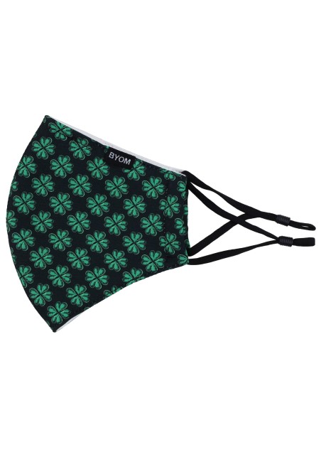 4-Leaf Clover Print Filter Mask