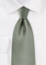Kids Tie in Olive Green