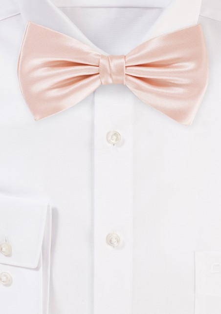Bow Tie in Peach Blush