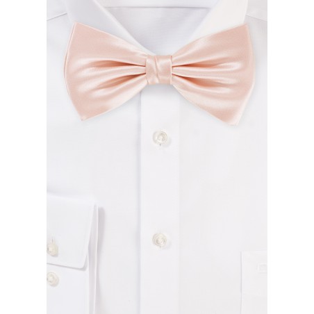 Bow Tie in Peach Blush