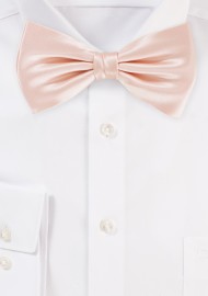 Bow Tie in Peach Blush