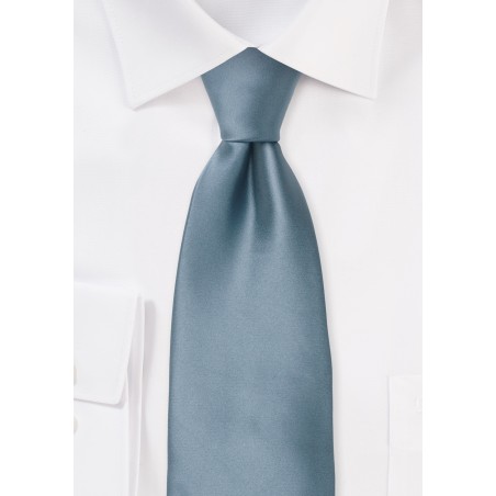 Dusty Blue Kids Necktie