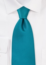 Solid XL Tie in Jade Green