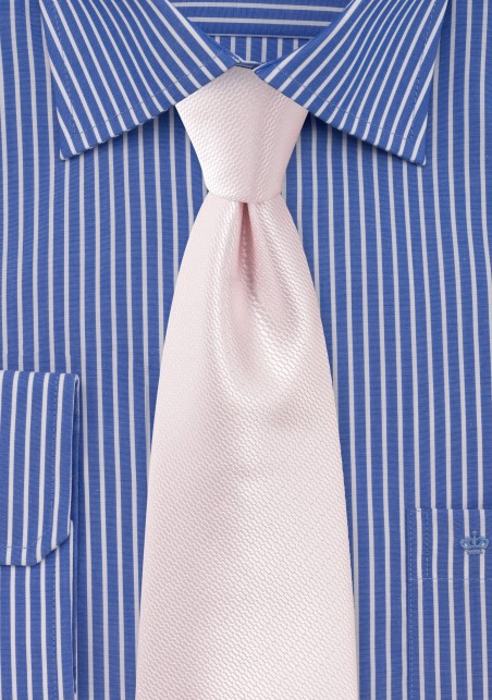 Wedding Tie in Soft Blush