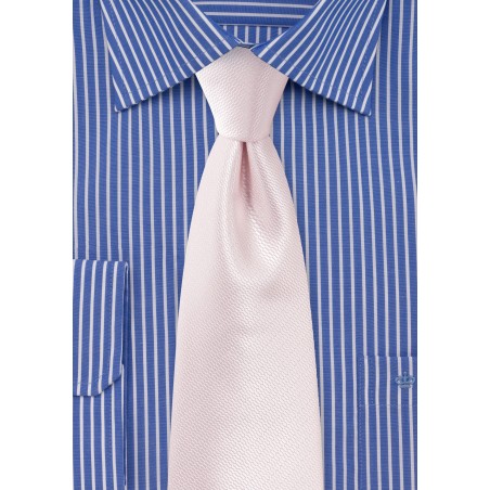 Wedding Tie in Soft Blush