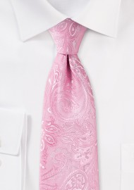 Carnation Pink Wedding Tie