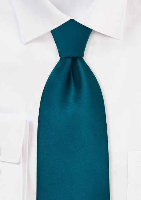 Turquoise Blue Kids Silk Tie