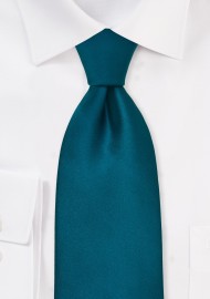 Turquoise Blue Kids Silk Tie