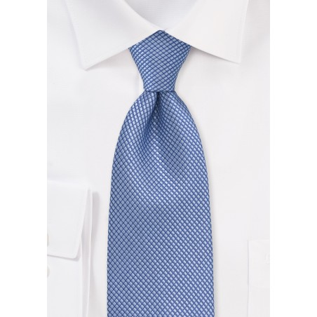 Textured Hydrangea Blue Tie