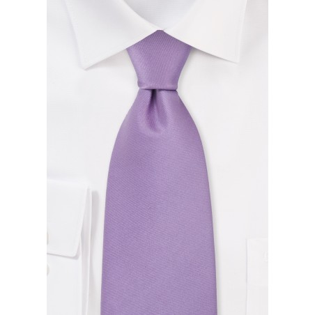 Light Lavender Kids Silk Necktie