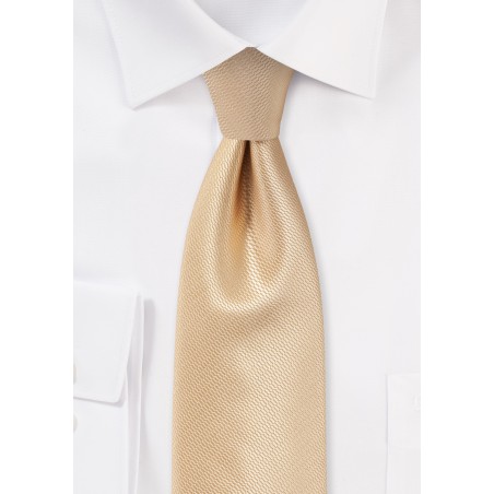 Golden Champagne Mens Necktie