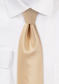 Golden Champagne Mens Necktie