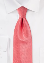 Elegant Wedding Tie in Coral Reef