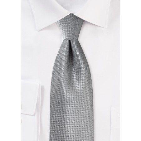 Dress Necktie in Sterling