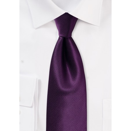 Italian Plum Hued Wedding Tie