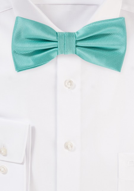 Beachy Wedding Bow Tie in Spa