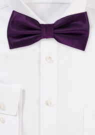 Wedding Bow Tie in Italian Plum
