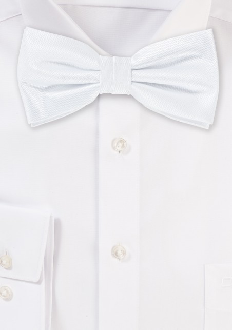 Formal Bright White Bow Tie