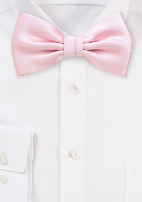 Blush Colored Bow Tie
