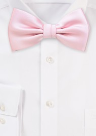 Blush Colored Bow Tie