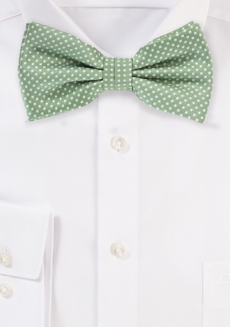 Sage Green Colored Bow Tie