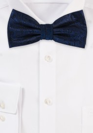 Mens Bowtie in Midnight Navy