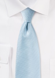 Herringbone Tie in Powder Blue