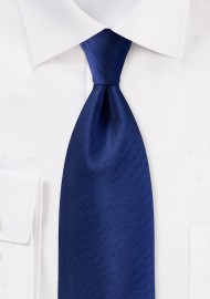 Herringbone Tie in Royal Navy