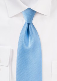 Herringbone Tie in Sky Blue
