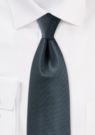 Herringbone Tie in Smoke Gray