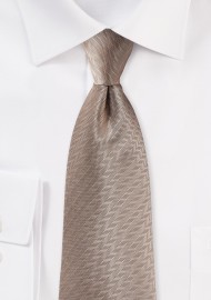 Herringbone Tie in Bronze Gold