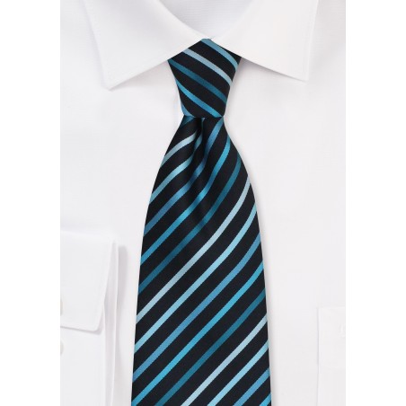 Turquoise and Teal Kids Tie