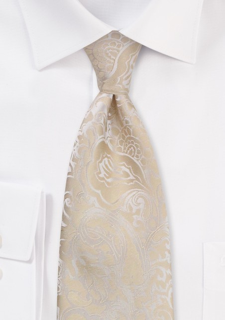 Classic Champagne Wedding Tie