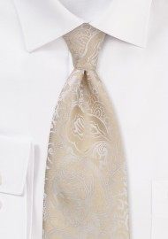 Classic Champagne Wedding Tie