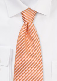 Kids Tie in Tangerine-Orange
