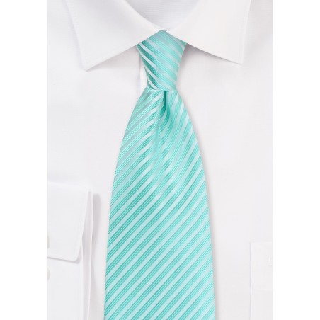 Spearmint Hued Necktie for Kids