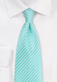 Spearmint Hued Necktie for Kids