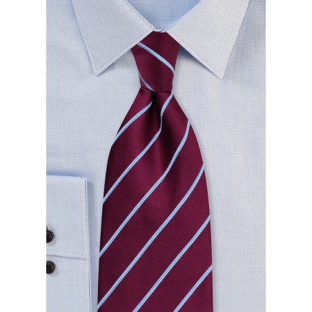 Striped Neckties - Purple necktie