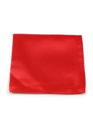 Bright Red Pocket Square