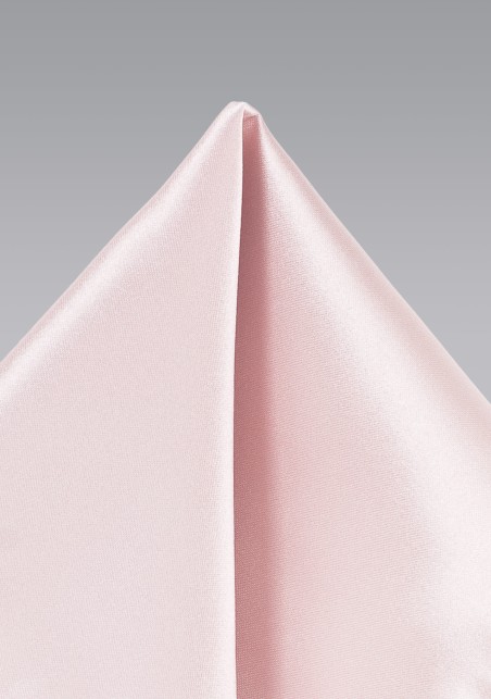 Solid Blush Pink Pocket Square